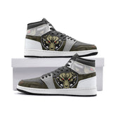 Cloud Wolf Head Final Fantasy Mid 1" Basketball Shoes