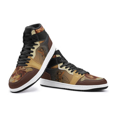 Eren Yeager Shingeki no Kyojin Mid 1 Basketball Shoes
