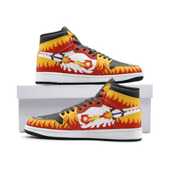 Frolic Flame Keyblade Kingdom Hearts Mid 1" Basketball Shoes