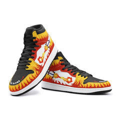 Frolic Flame Keyblade Kingdom Hearts Mid 1 Basketball Shoes
