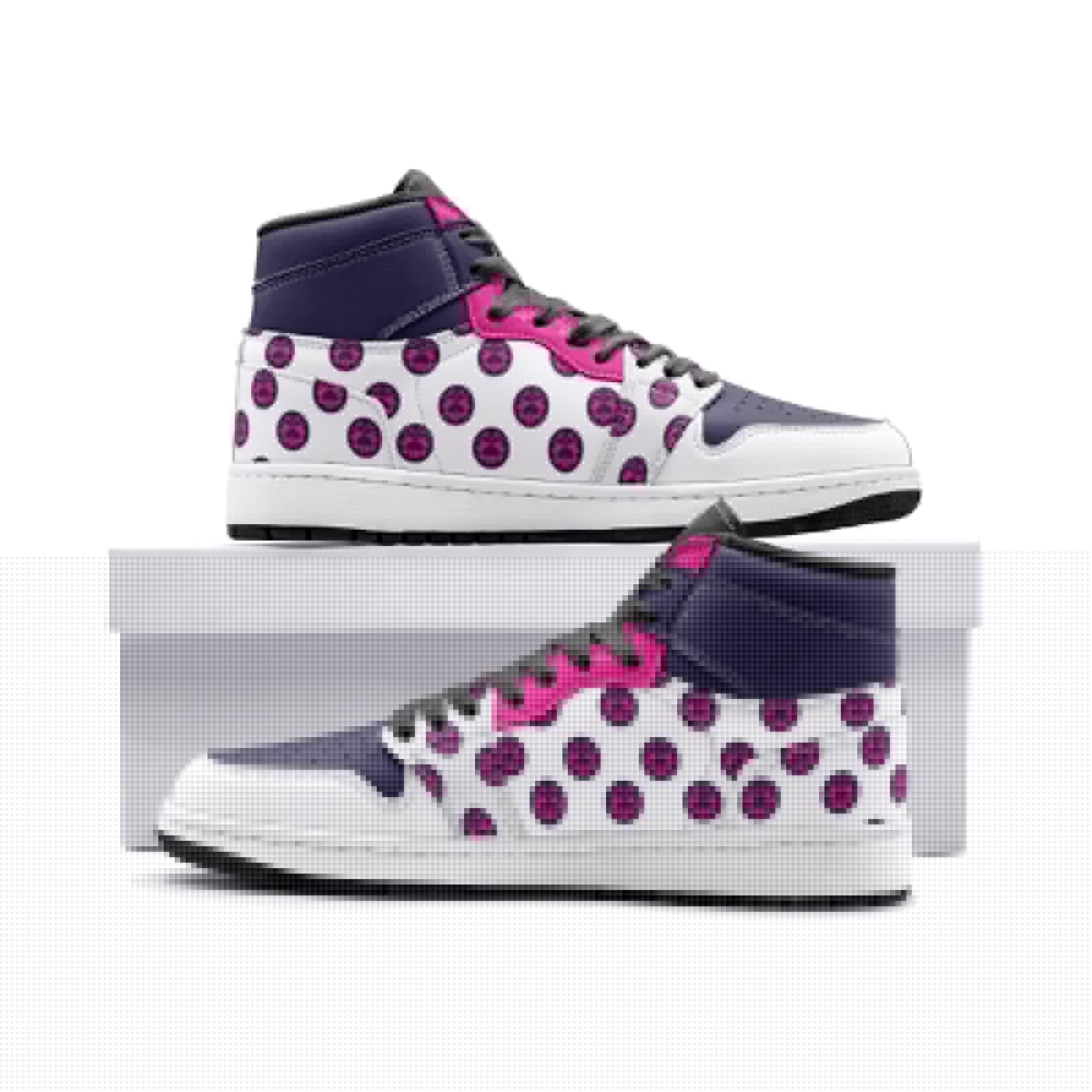 Giorno Giovanna Jojo's Bizarre Adventure Mid 1" Basketball Shoes