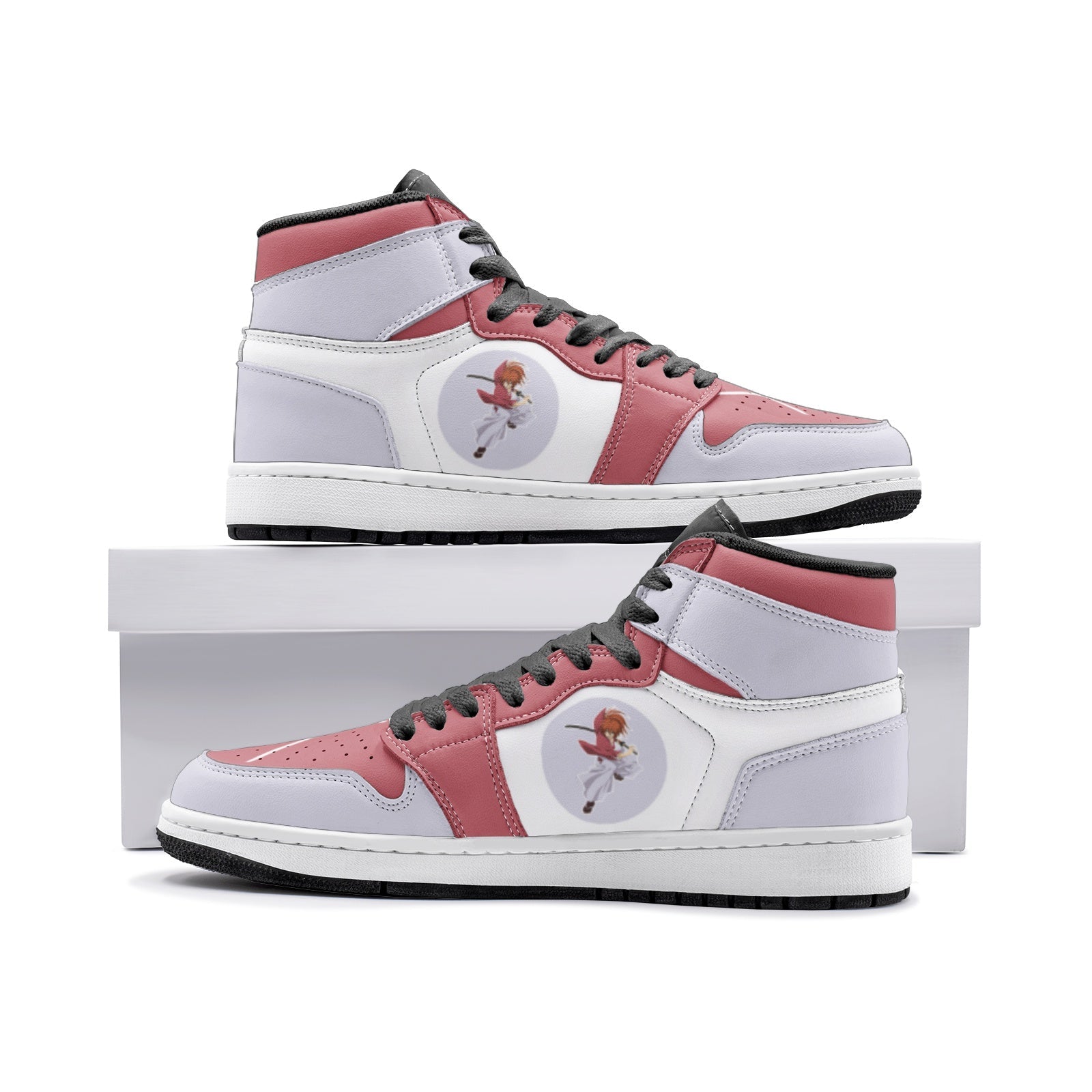 Himura Kenshin Rurouni Kenshin Mid 1" Basketball Shoes