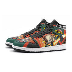 Katsuki Bakugo My Hero Academia 2 Mid 1 Basketball Shoes