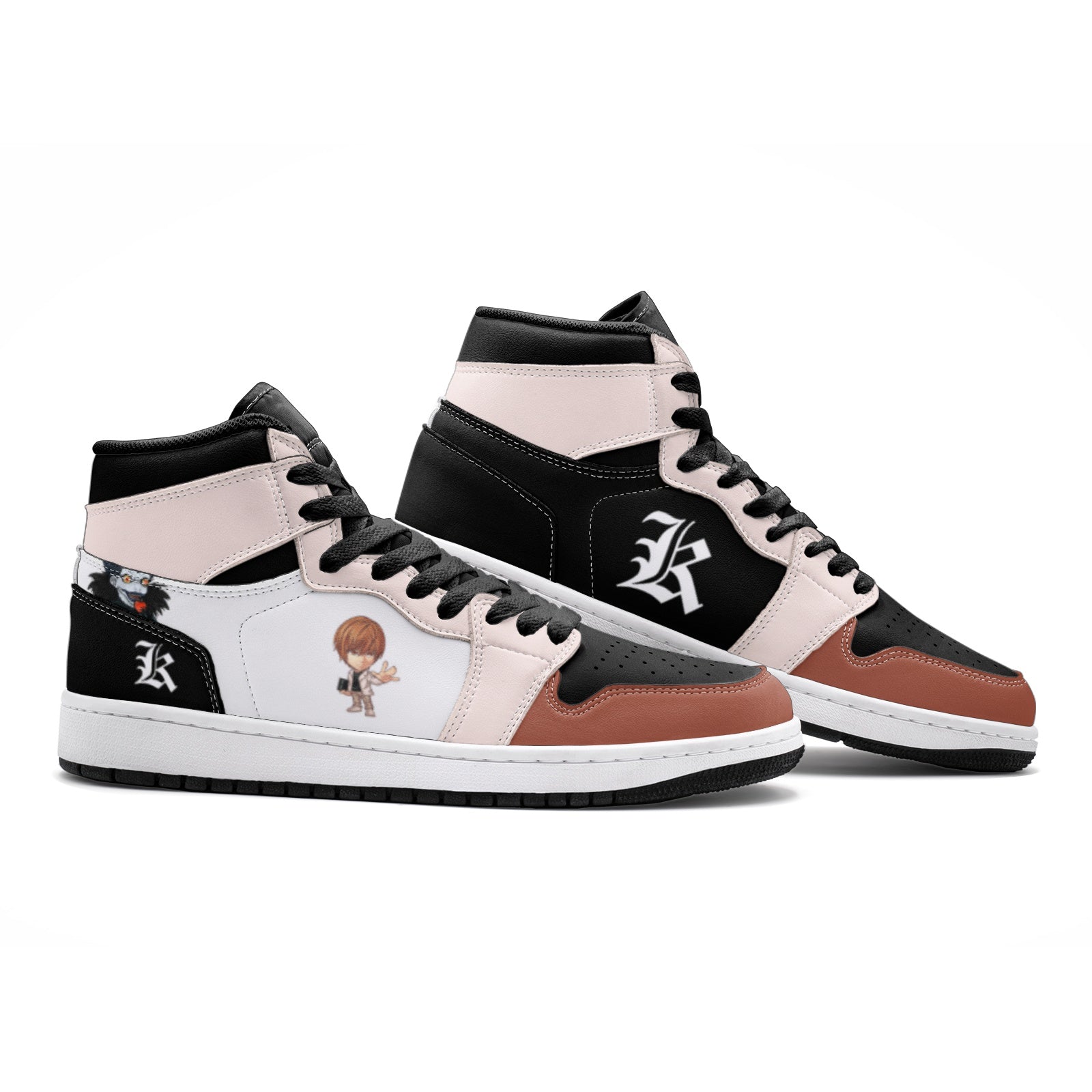 Light Yagami Desu Noto Mid 1" Basketball Shoes