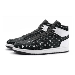 Magical Pattern Kingdom Hearts V2 Mid 1 Basketball Shoes