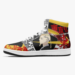 Mikey and Draken Tokyo Revengers Mid 1 Basketball Shoes