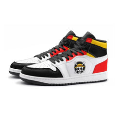 Monkey D. Luffy One Piece Mid 1 Basketball Shoes