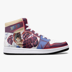 Monkey God Luffy One Piece Mid 1 Basketball Shoes