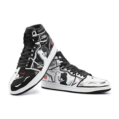 Monokuma Danganronpa Mid 1 Basketball Shoes