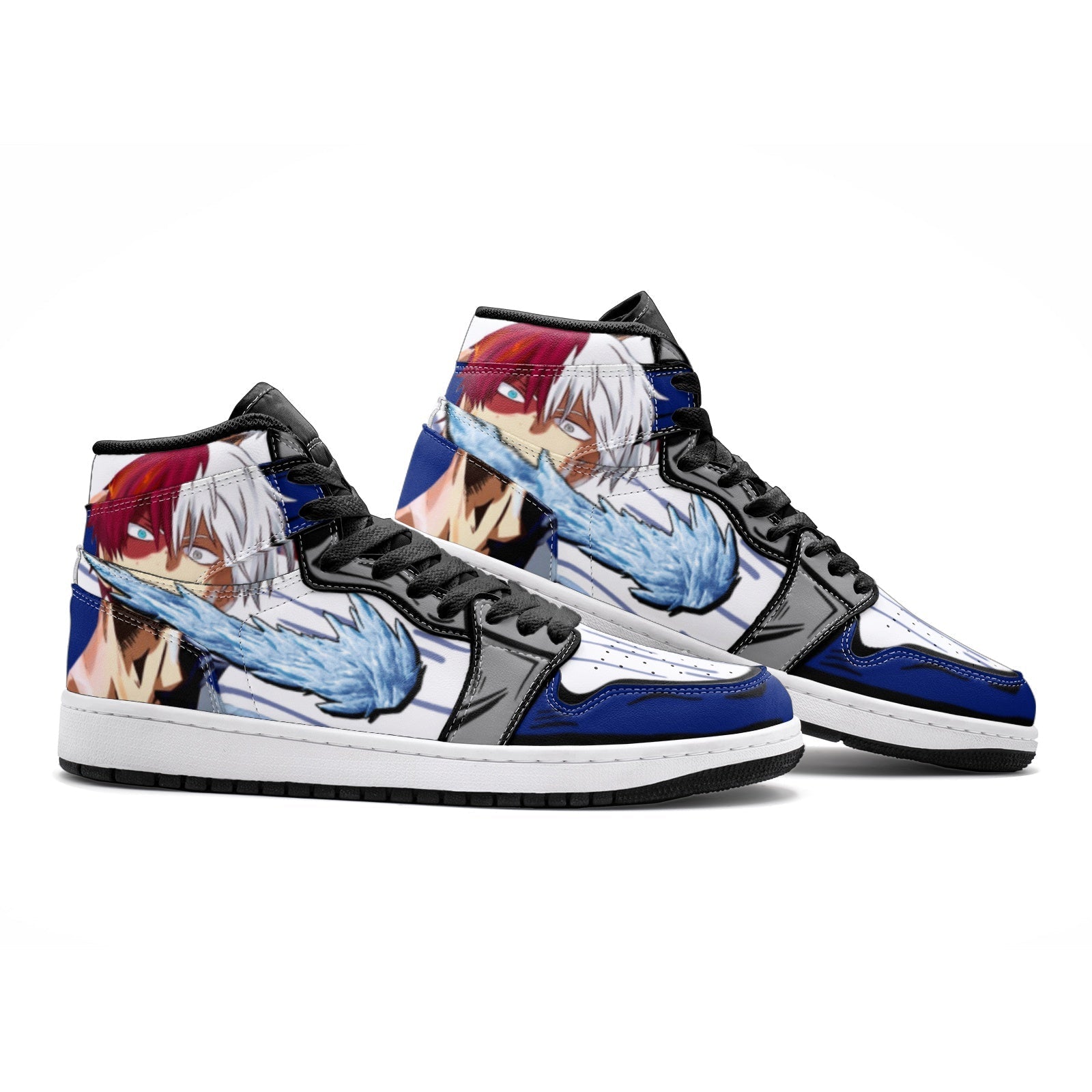 Shoto Todoroki My Hero V3 Mid 1" Basketball Shoes