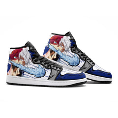 Shoto Todoroki My Hero V3 Mid 1" Basketball Shoes