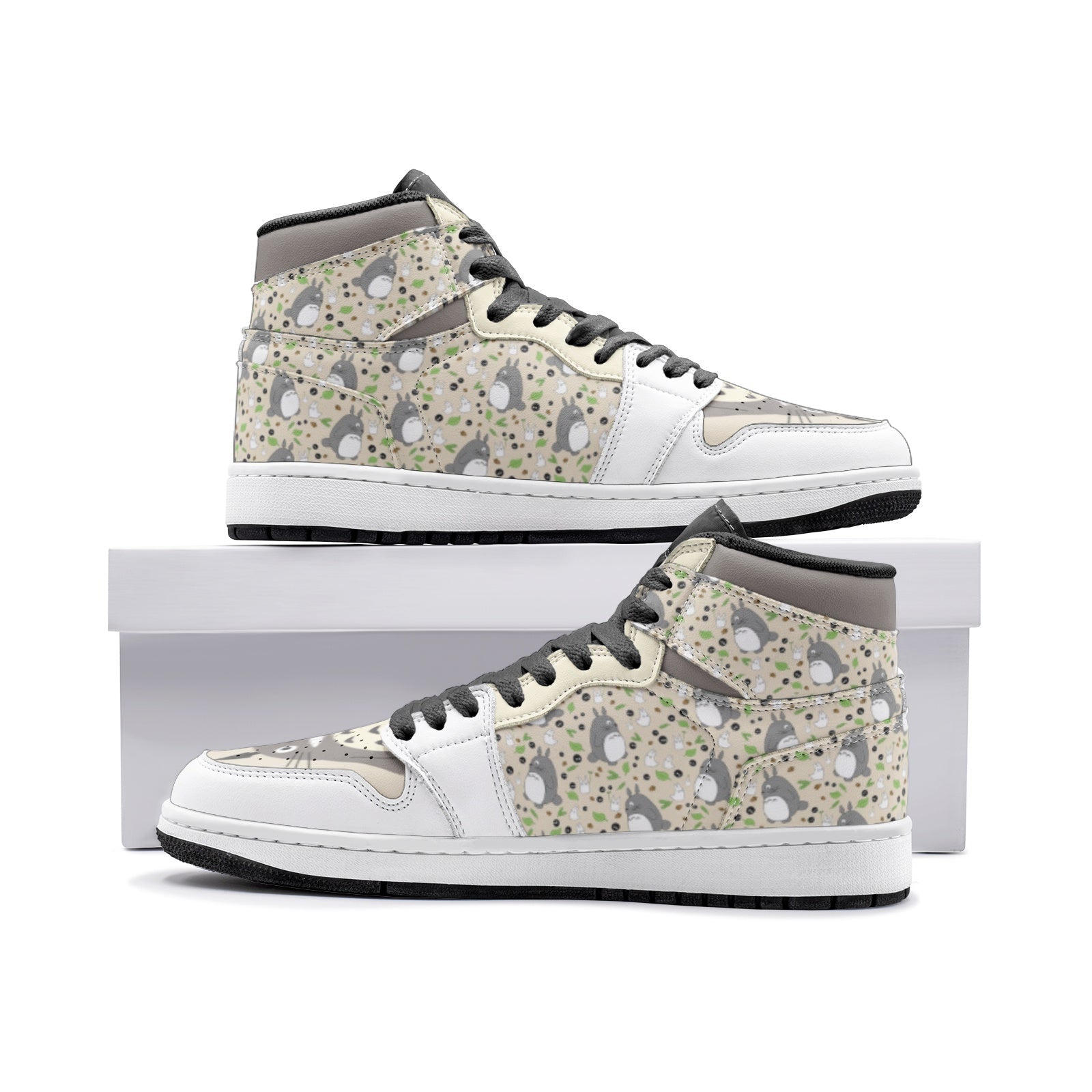 Totoro Pattern My Neighbor Totoro Mid 1" Basketball Shoes