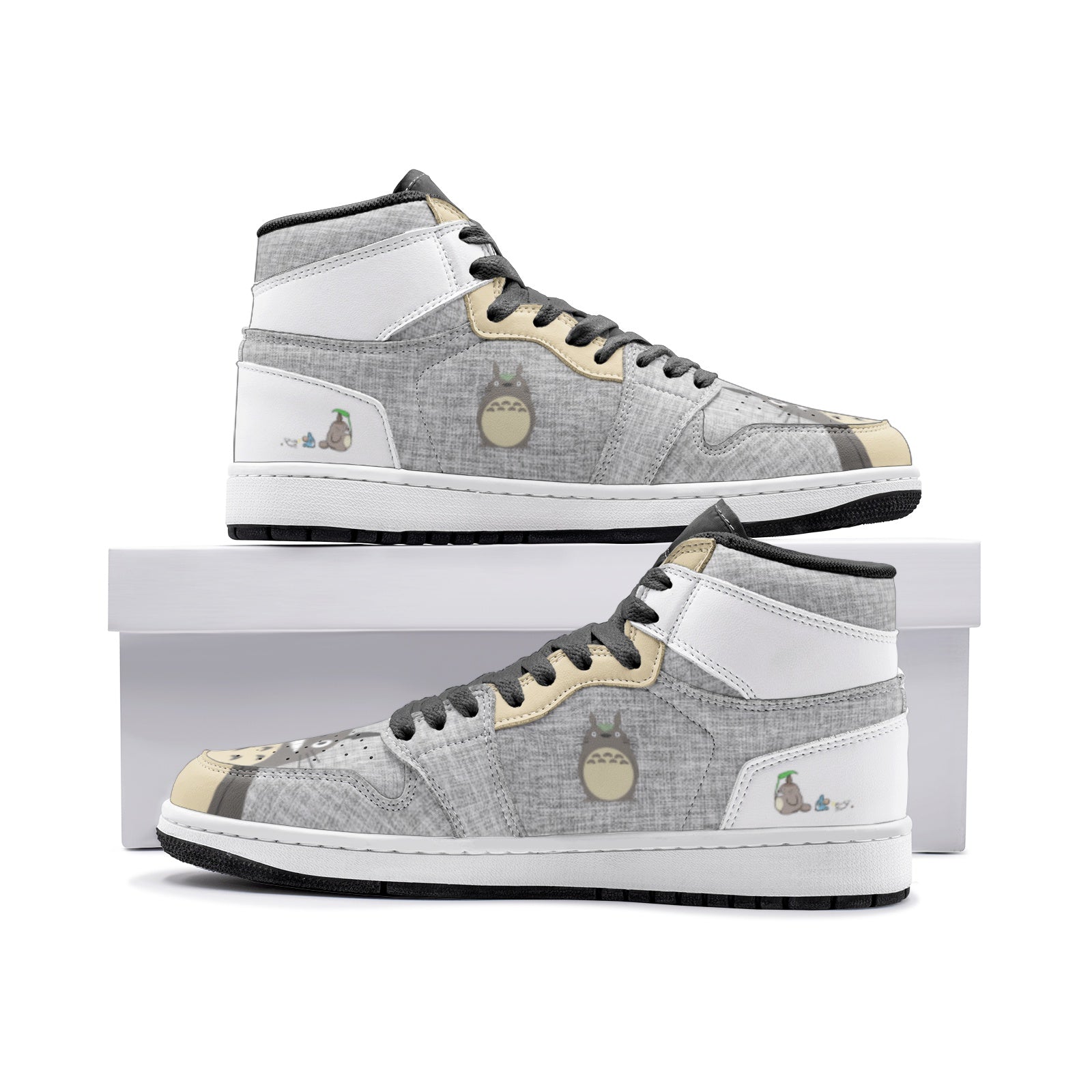 Totoro Smile My Neighbor Totoro Mid 1" Basketball Shoes