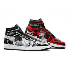 Yagami Light Kira and L Lawliet Desu Mid 1" Basketball Shoes