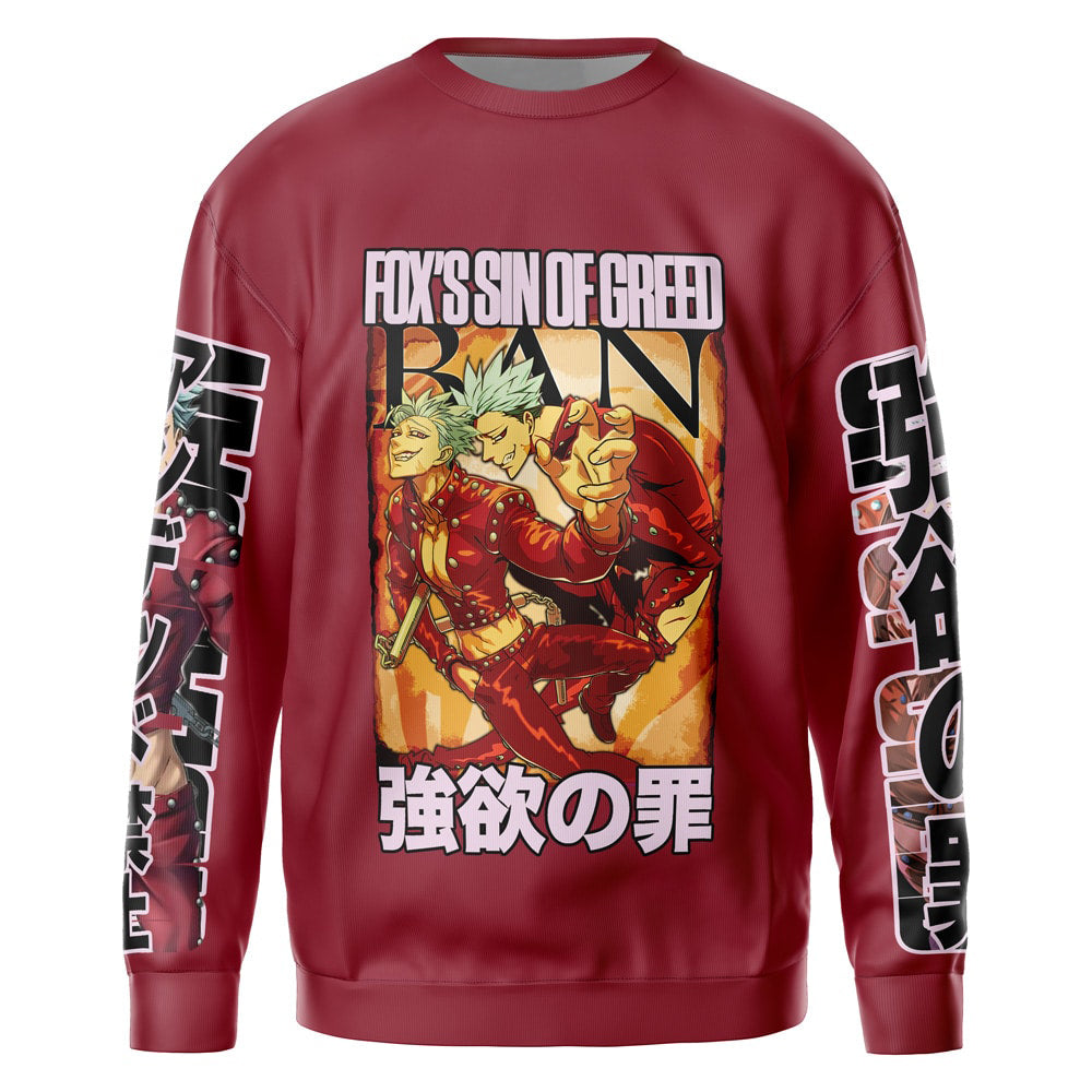 Ban Seven Deadly Sins" Streetwear Sweatshirt