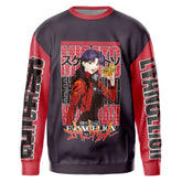 Misato Katsuragi Neon Neon Genesis Evangelion" Streetwear Sweatshirt