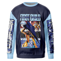 Rei Ayanami x Eva 00 Neon Neon Genesis Evangelion" Streetwear Sweatshirt