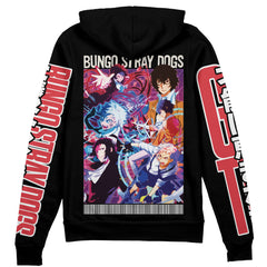 Bungou Stray Dogs" Streetwear Zip Hoodie Jacket