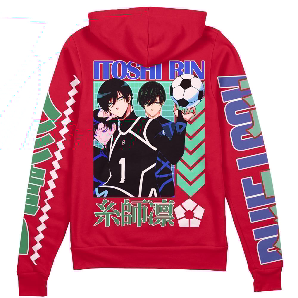 Itoshi Rin Blue Lock" Streetwear Zip Hoodie Jacket