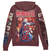 Rudeus Greyrat Mushoku Tensei" Streetwear Zip Hoodie Jacket