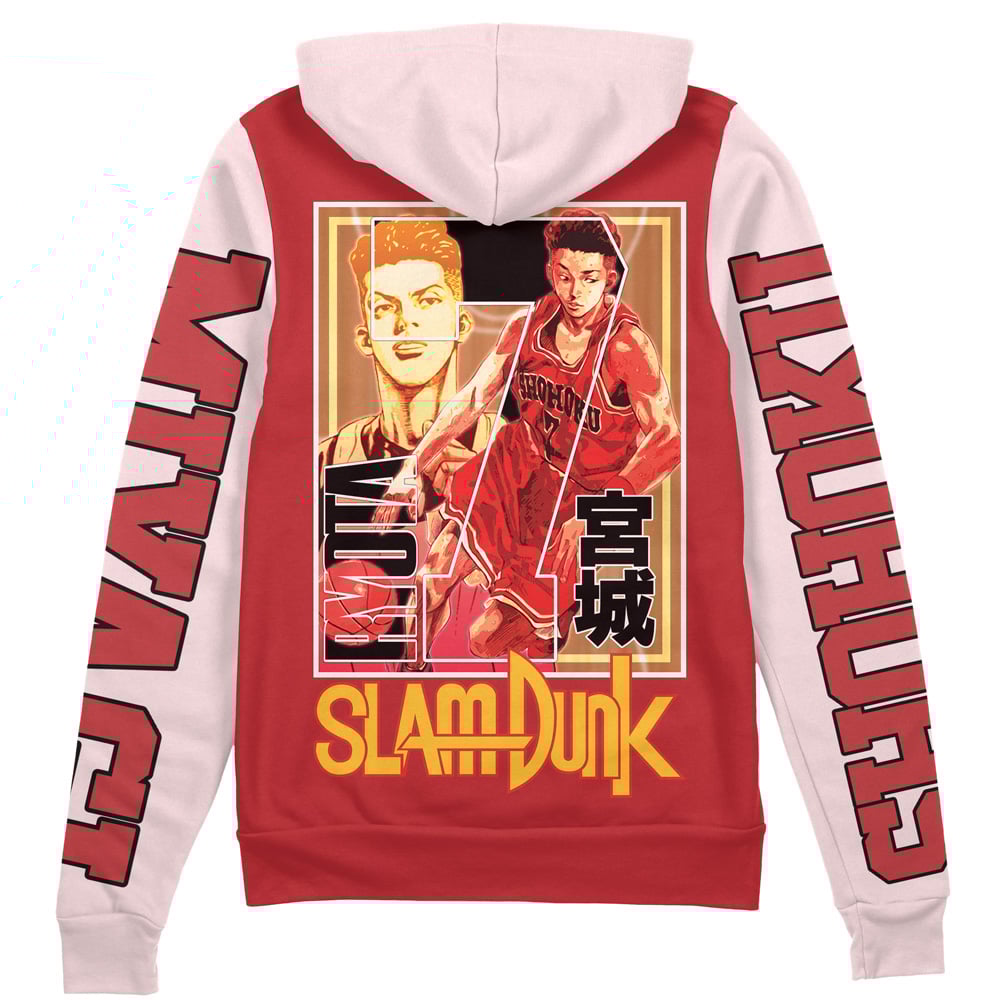 Ryota Miyagi Slam Dunk" Streetwear Zip Hoodie Jacket