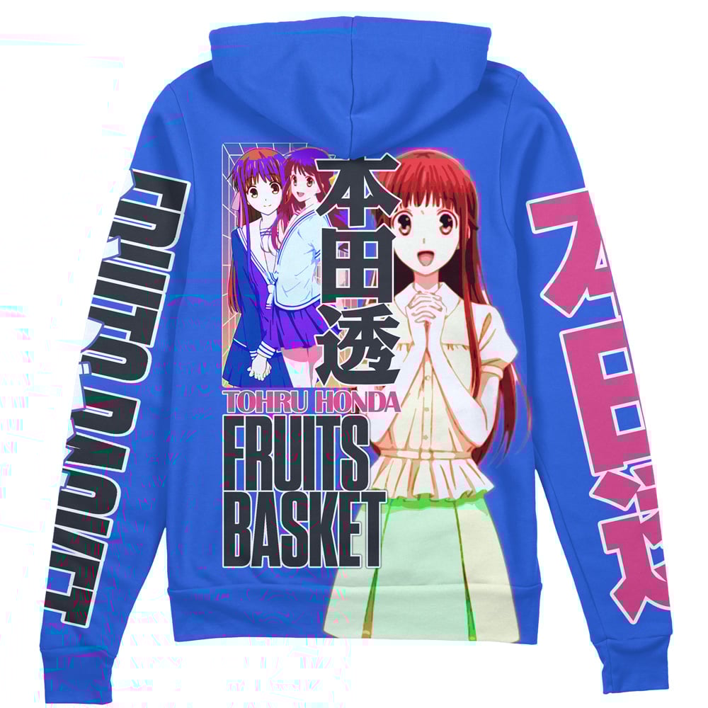 Tohru Honda Fruits Basket" Streetwear Zip Hoodie Jacket