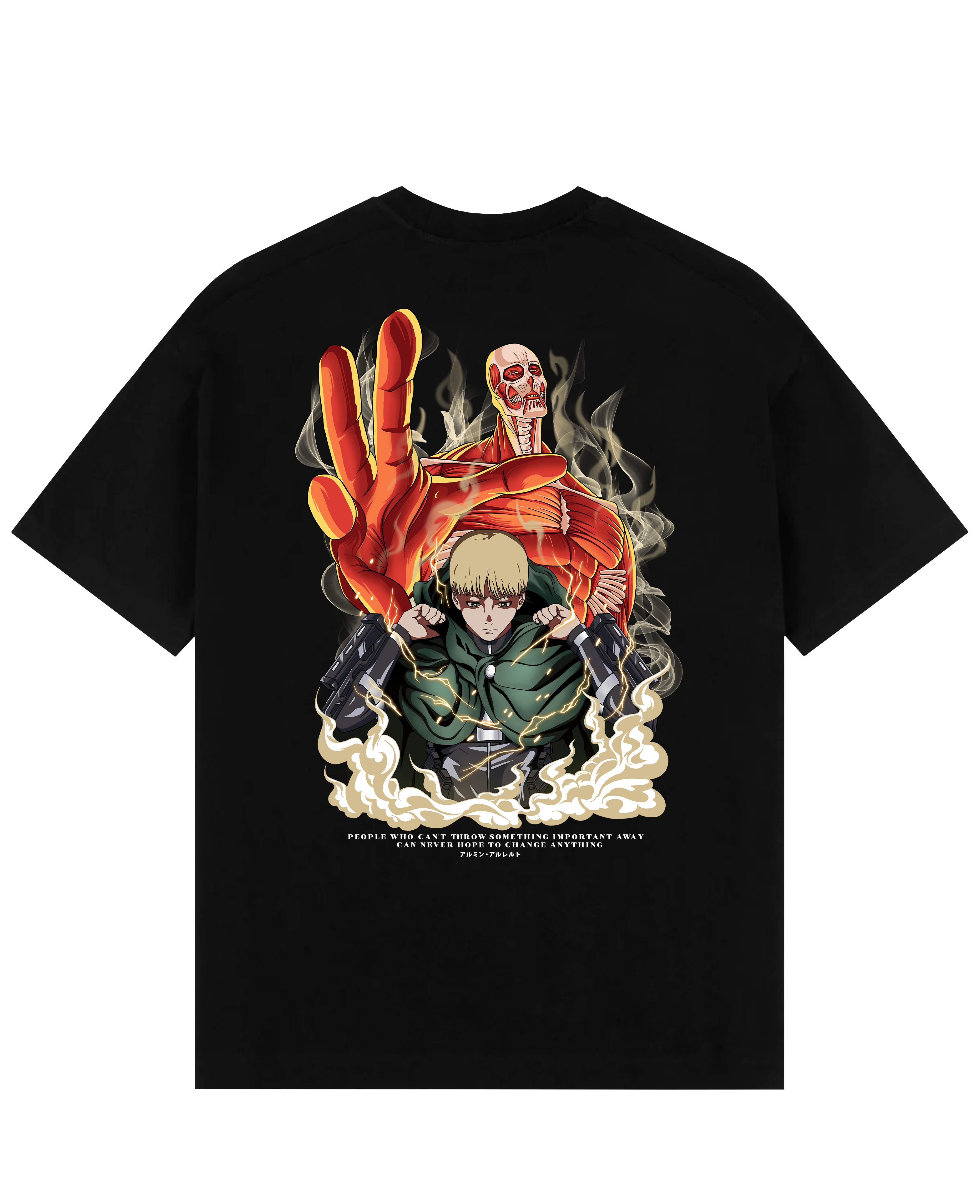 Armin X Colossal Titan - AOT Oversize T-Shirt