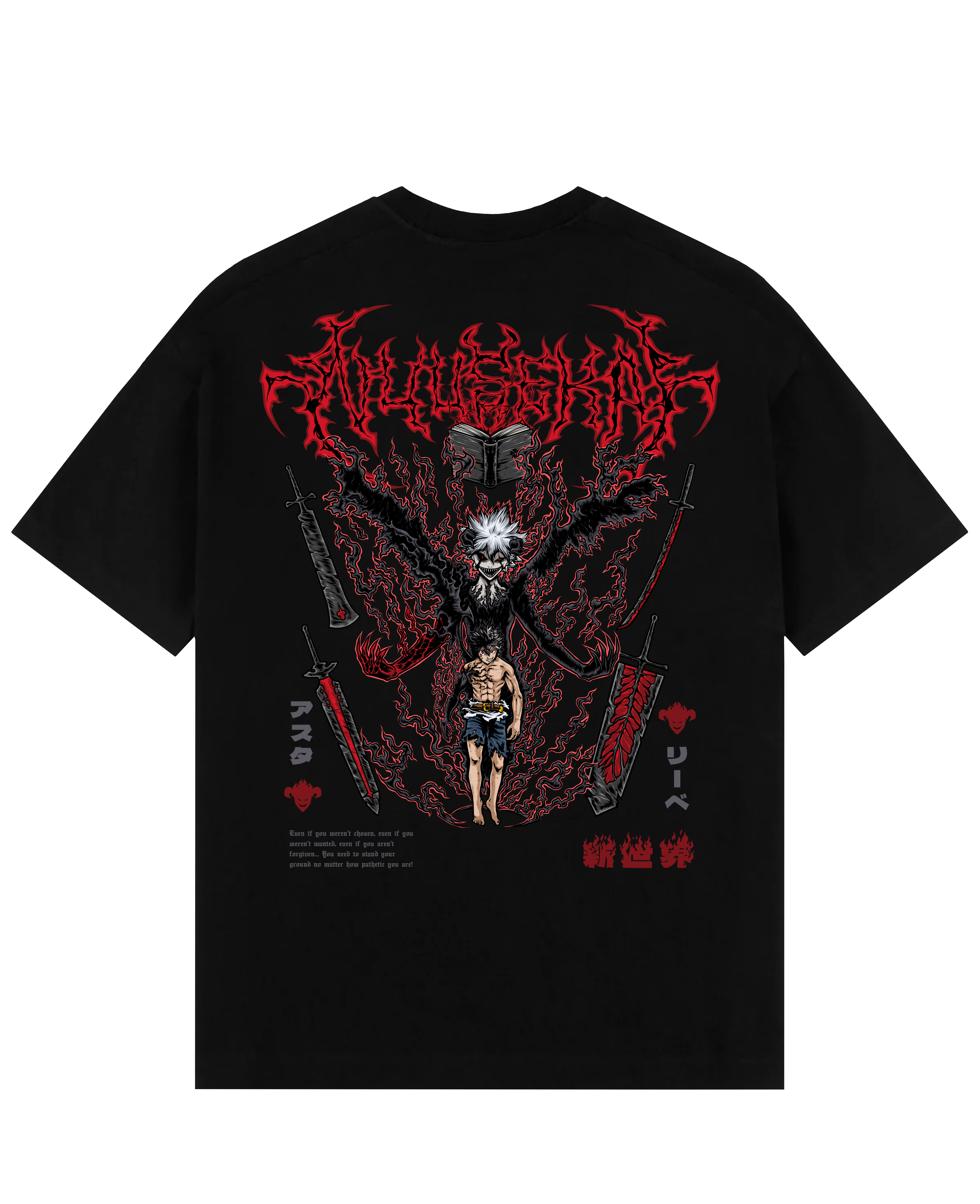 Asta X Liebe - Black Clover Oversize T-Shirt