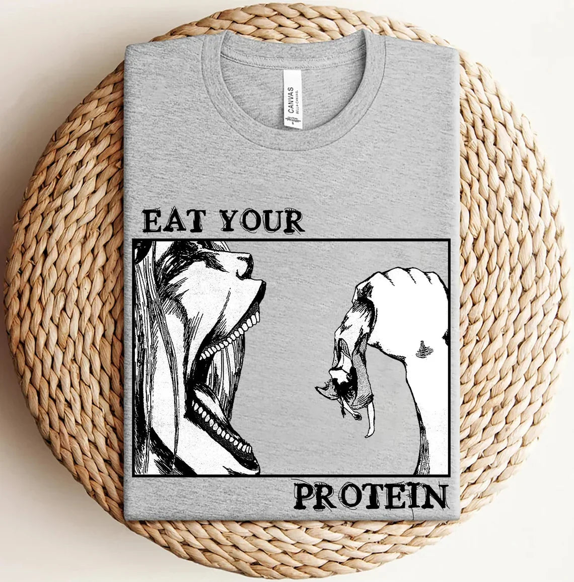 Attack On Titan - Eat Your Protein T-Shirt - Nysekai