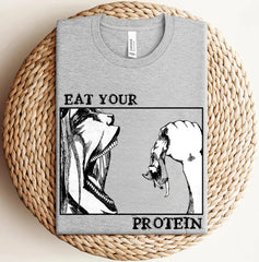 Attack On Titan - Eat Your Protein T-Shirt - Nysekai