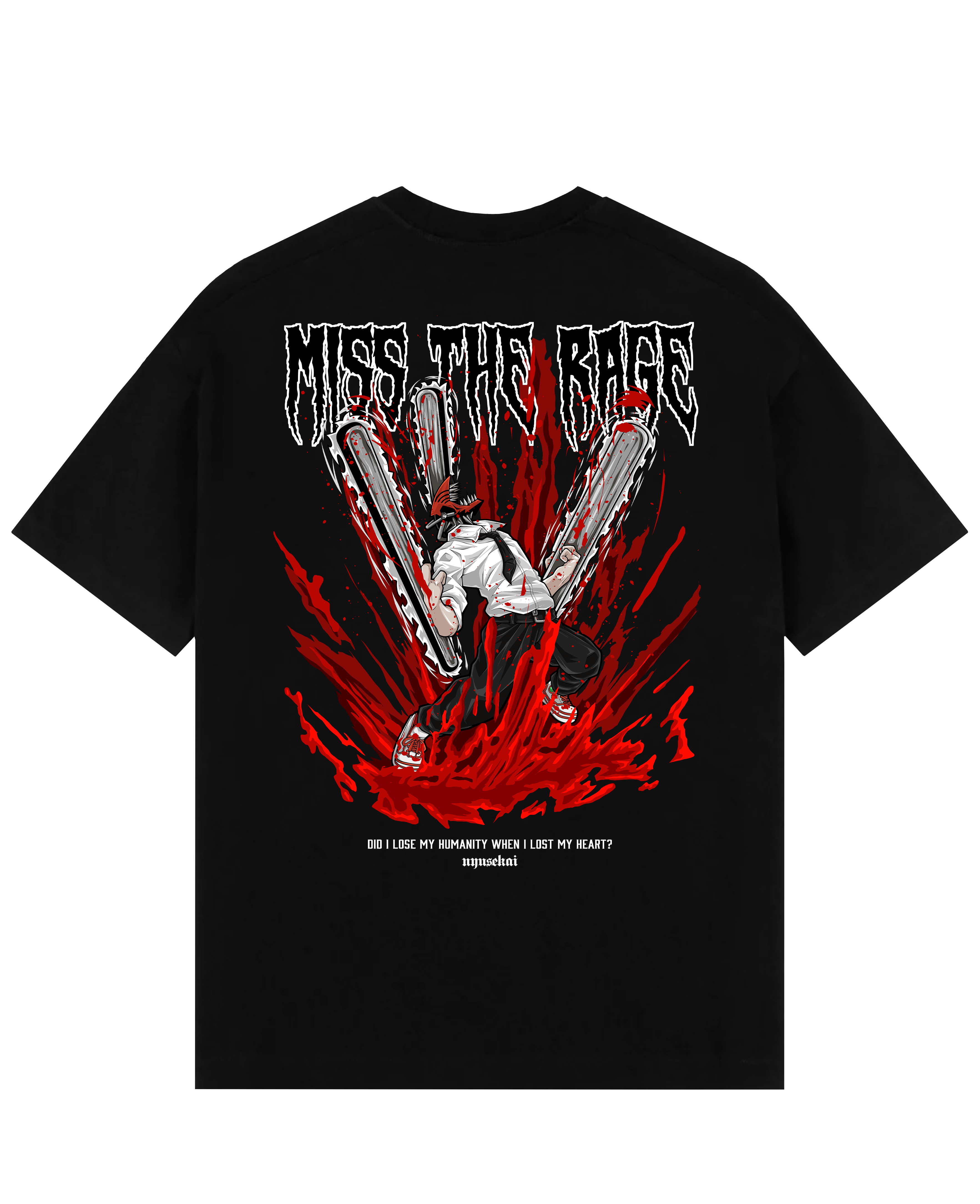 Denji X Miss The Rage - Chainsaw Man Oversize T-Shirt