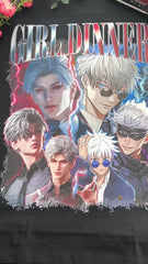 Gojo And Sylus Girl Dinner T Shirt - Nysekai