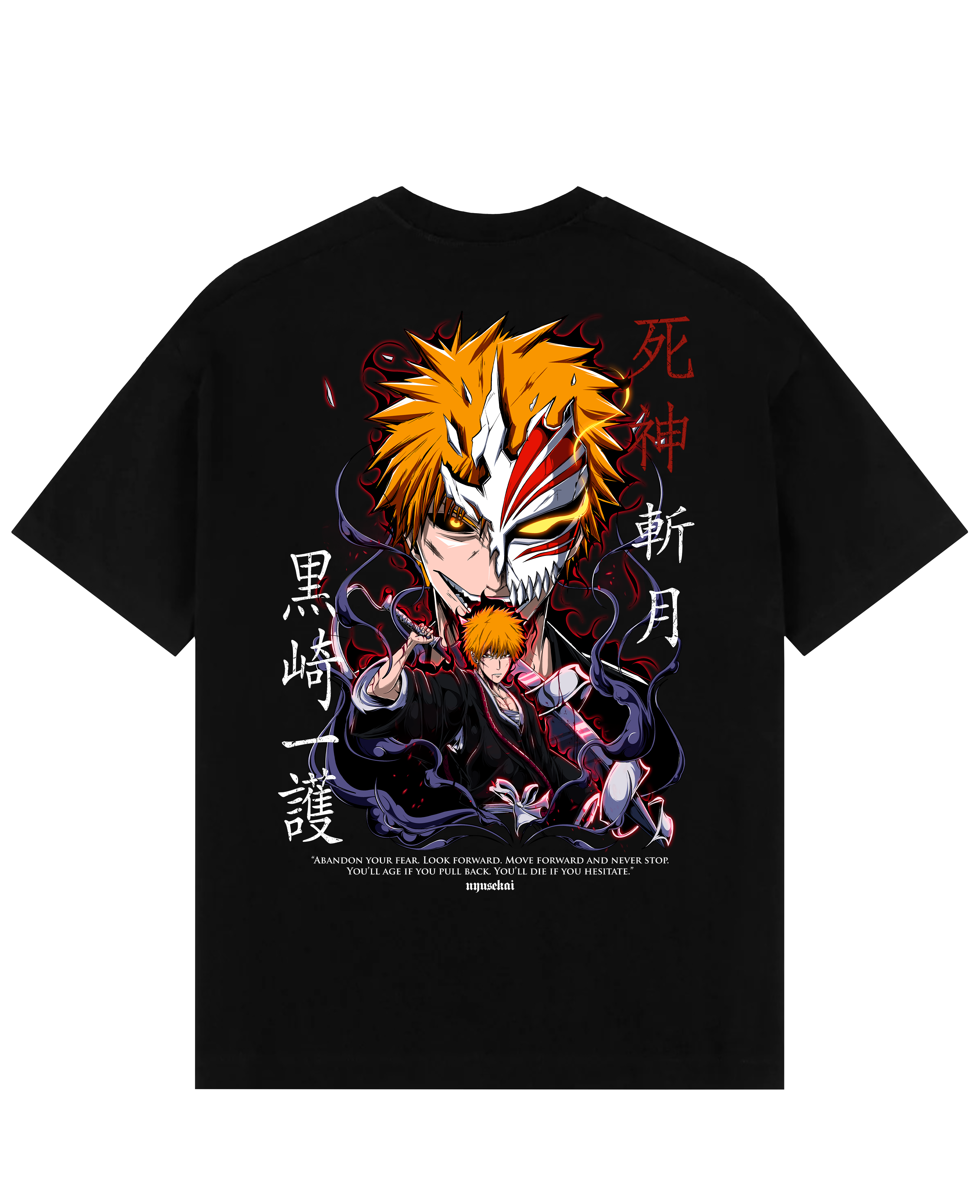 Ichigo X Hollow mask - Bleach Oversize T-Shirt
