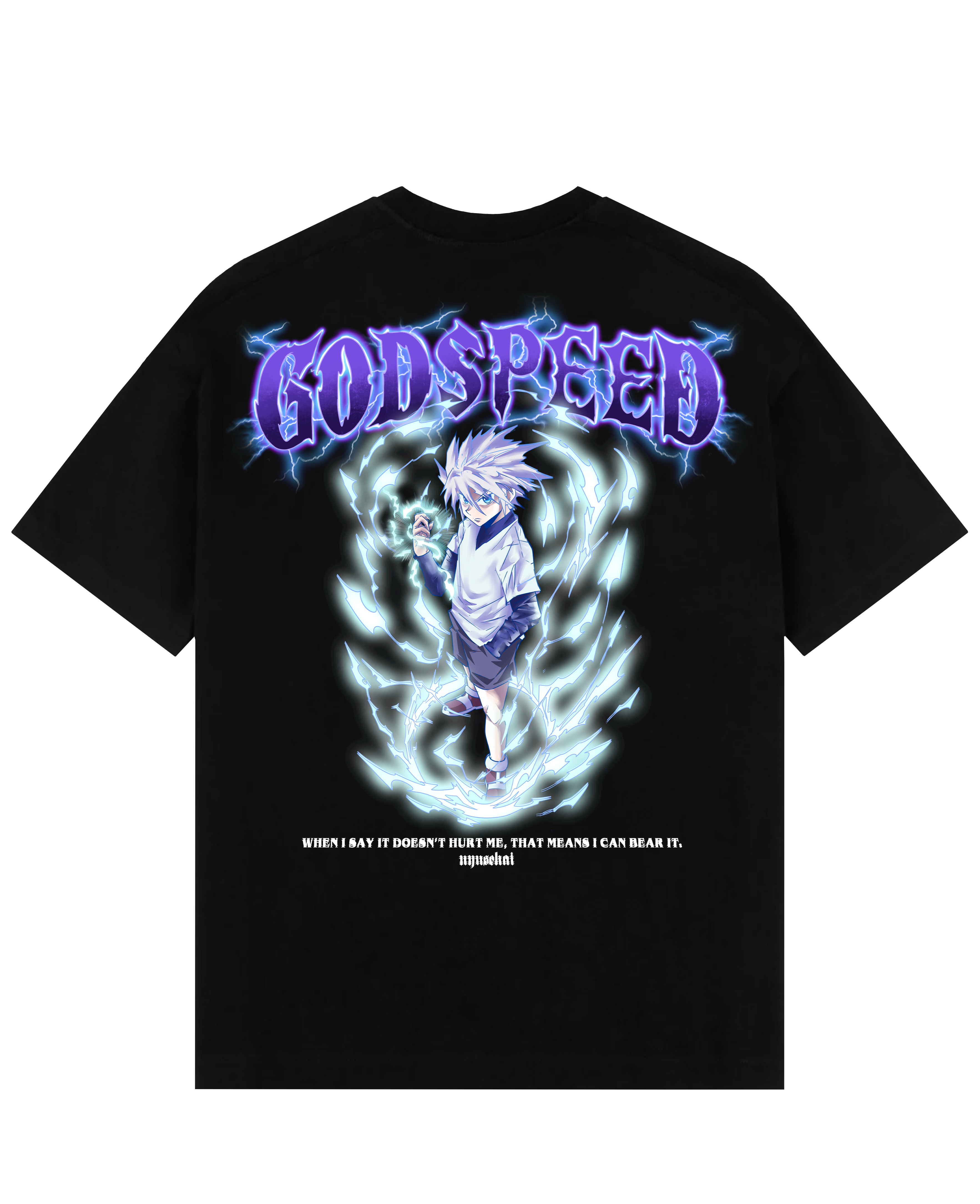 Killua X Godspeed - Hunter X Hunter Oversize T-Shirt V1