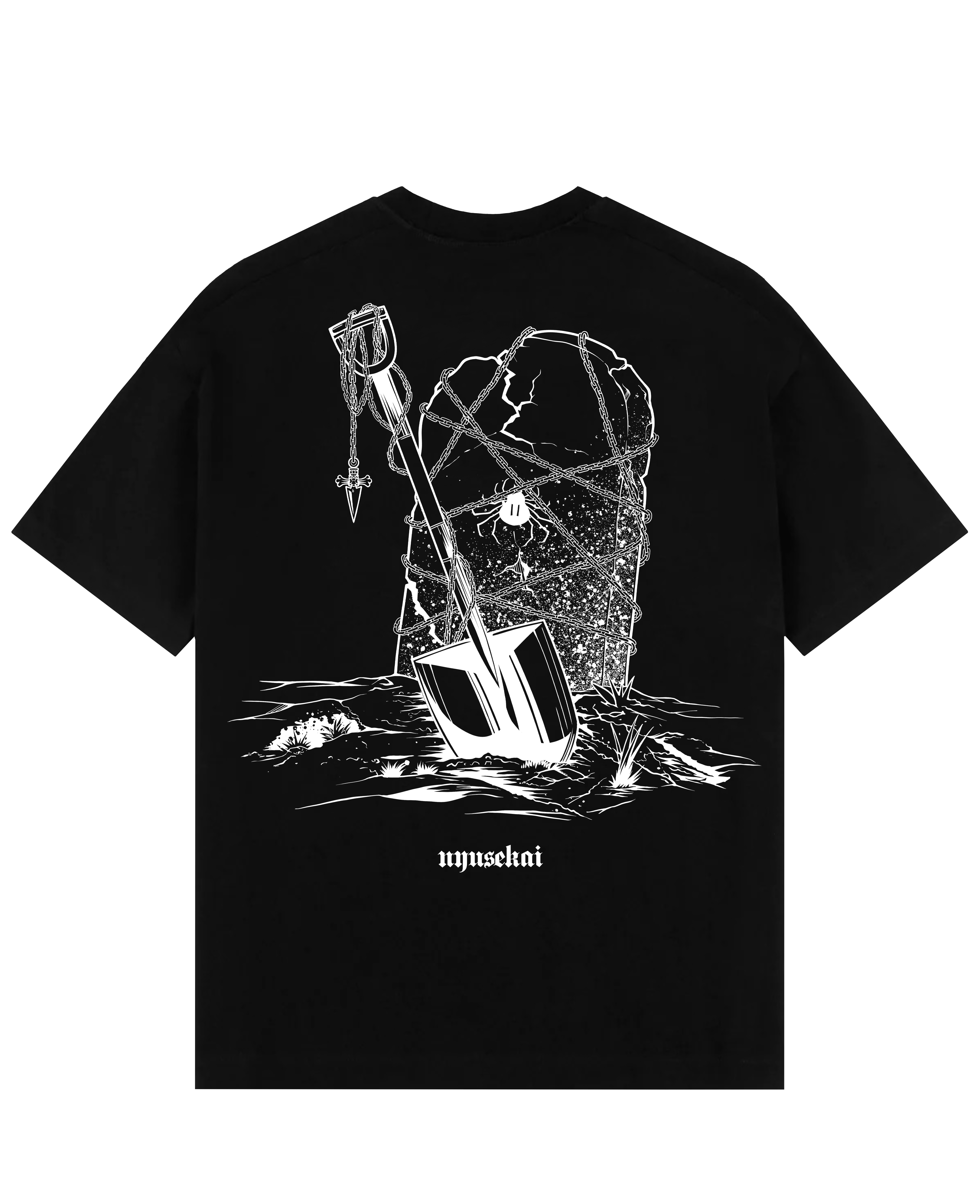 Kurapika X Gravestone - Hunter X Hunter Oversize T-Shirt