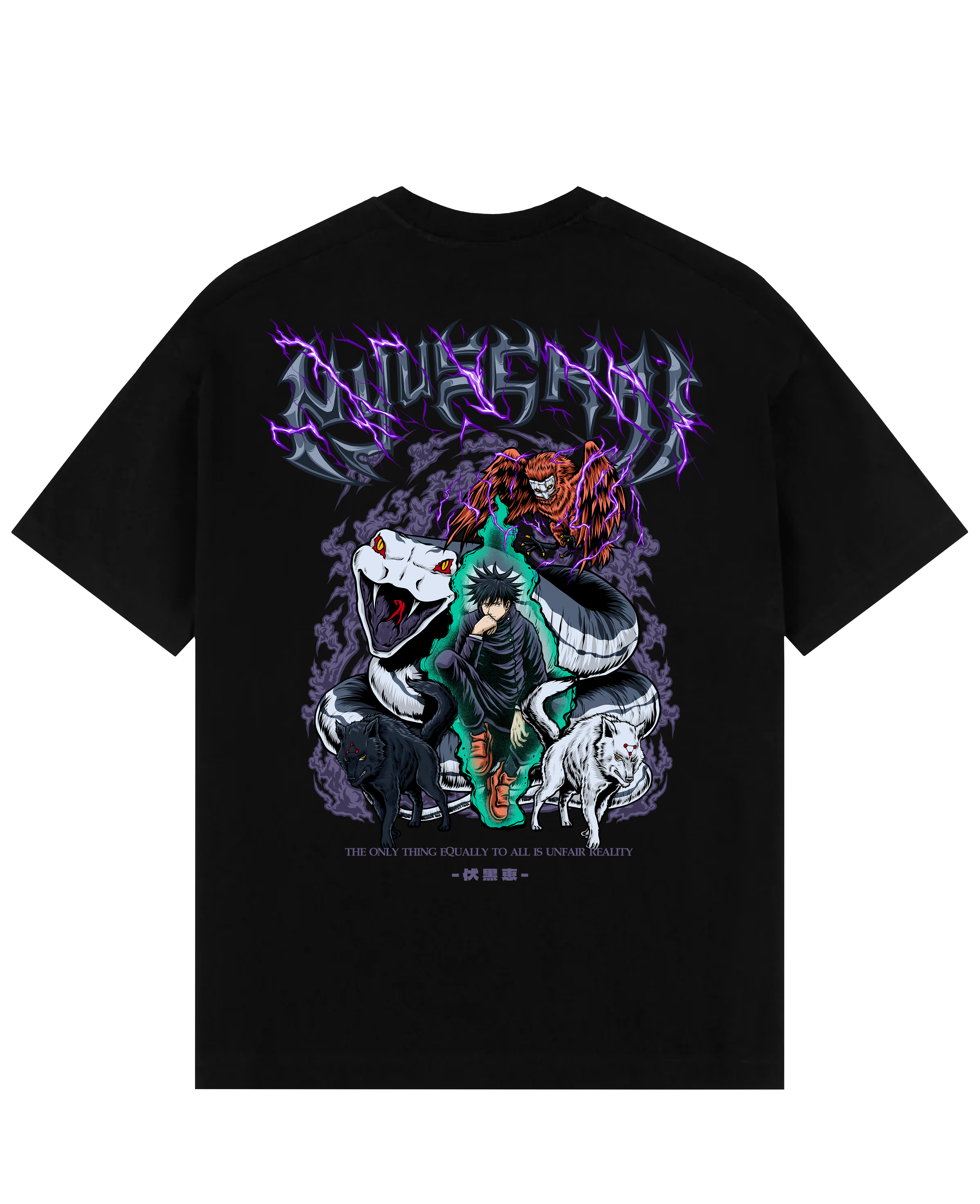 Megumi X Reality - Jujutsu Kaisen Oversize T-Shirt