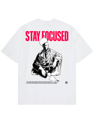 Saitama X Stay Focused - One Punch Man Oversize T-Shirt