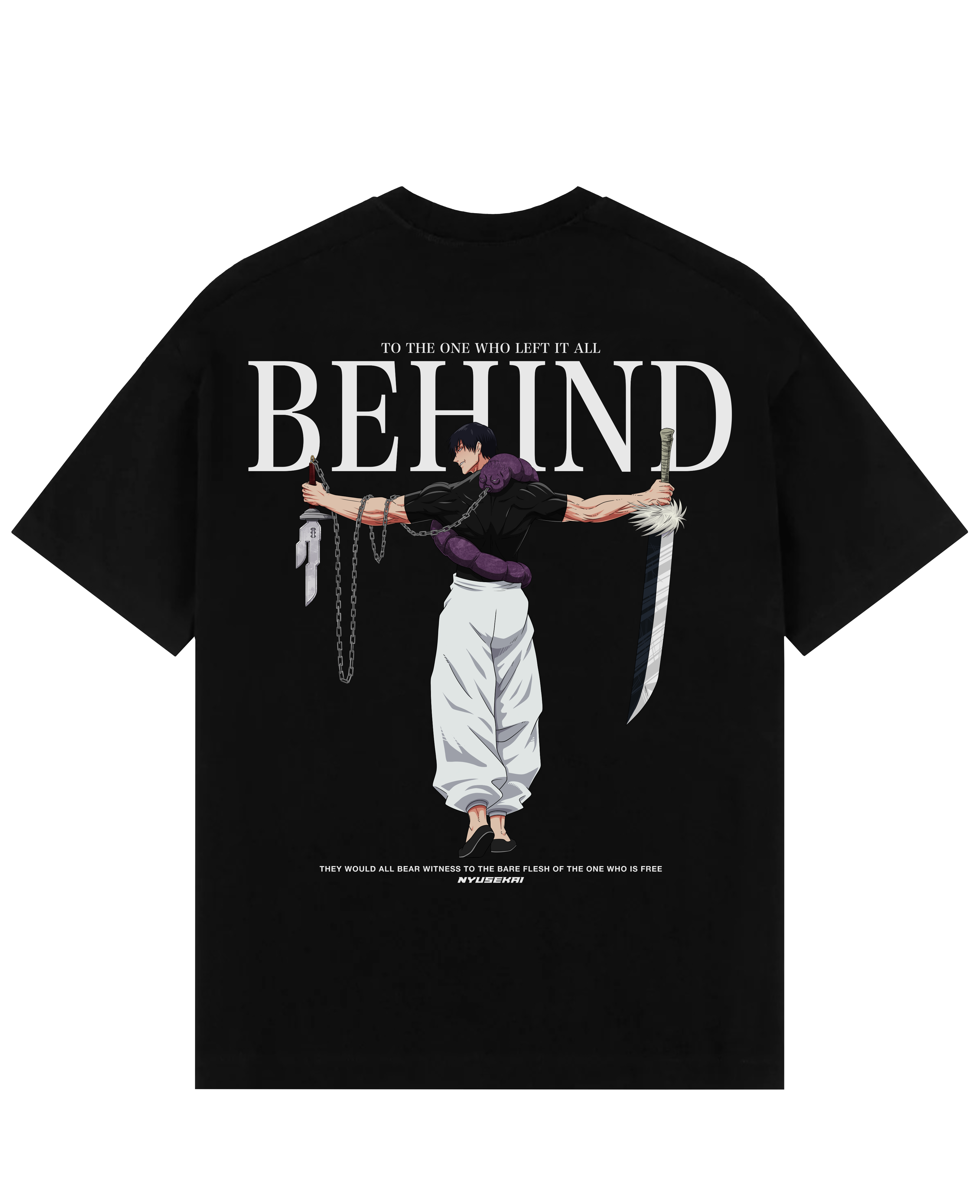 Toji X The one who left it all behind - Jujutsu Kaisen Oversize T-Shirt