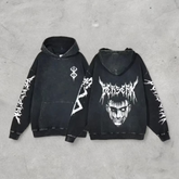 Berserk - RAGE 2-Sided Vintage Oversized Hoodie - Nysekai