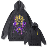 Nysekai "Gohan" 2-Sided Vintage Oversized Hoodie