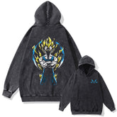 Nysekai "Majin Prince" 2-Sided Vintage Oversized Hoodie