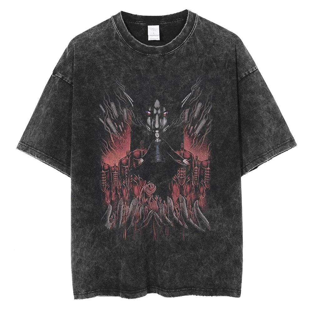 Nysekai "The Rumbling V2" Vintage Oversized T Shirt