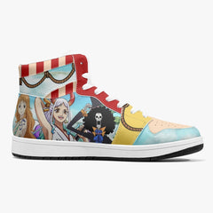 One Piece Characters Mid 1 Basketball Shoes