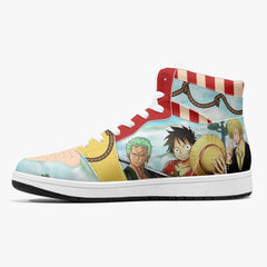One Piece Characters Mid 1 Basketball Shoes