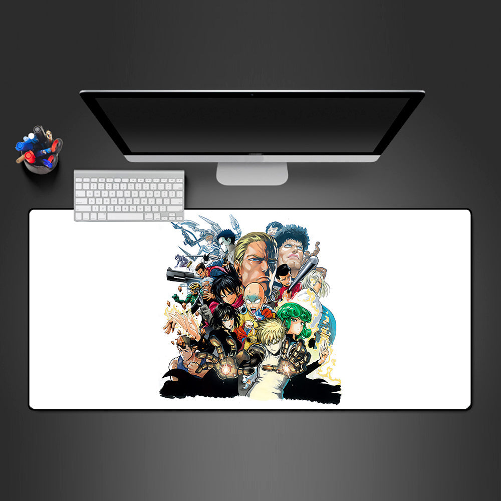 One Punch Man Characters Size Gaming Mouse Pad,