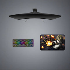 One Punch Man Genos Design M-XXL Size Gaming Mouse Pad, Computer Desk Mat