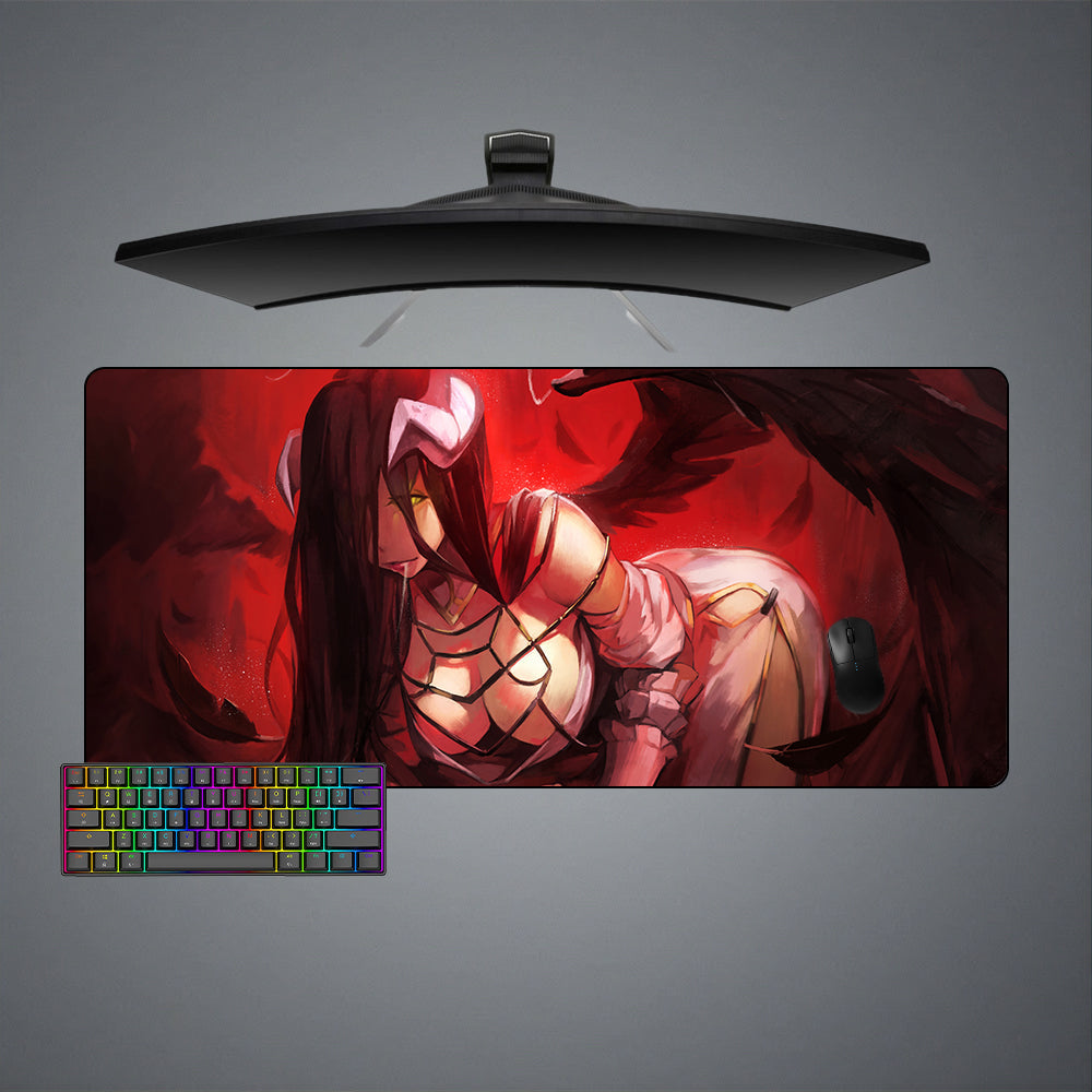Overlord Albedo Red Size Gaming Mouse Pad,