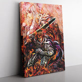 Quest of Guts Berserk Vertical Canvas Print Wall Art - Nysekai