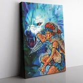 Raging Princess Mononoke Studio Ghibli Canvas Print Wall Art - Nysekai