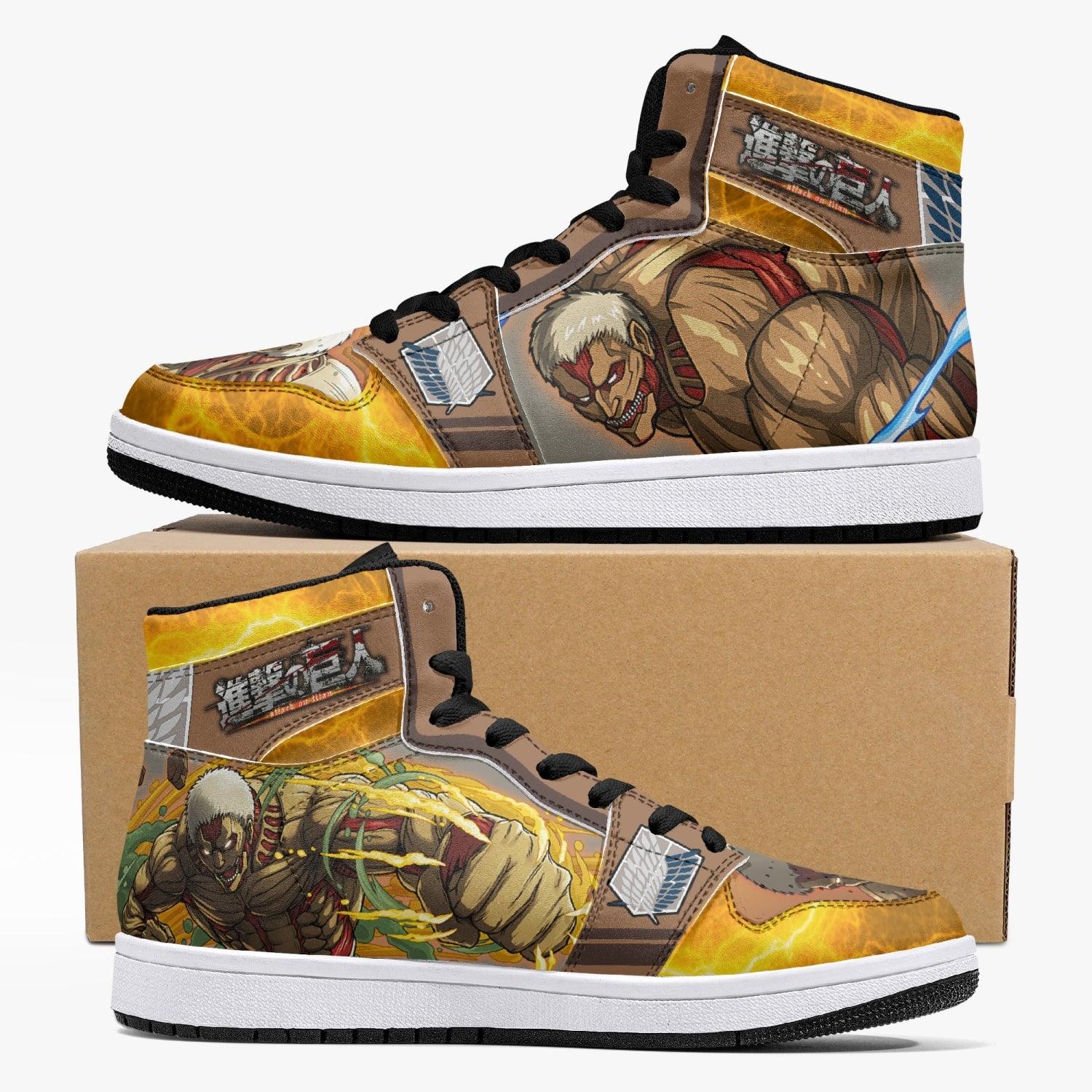 Reiner Braun Armored Titan Attack on Titan Mid 1 Basketball Shoes